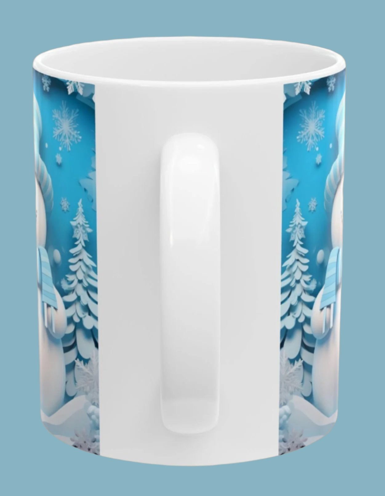 Coffee, Mug, Cup, Christmas, Snowman, Ceramic, (11oz, 15oz)