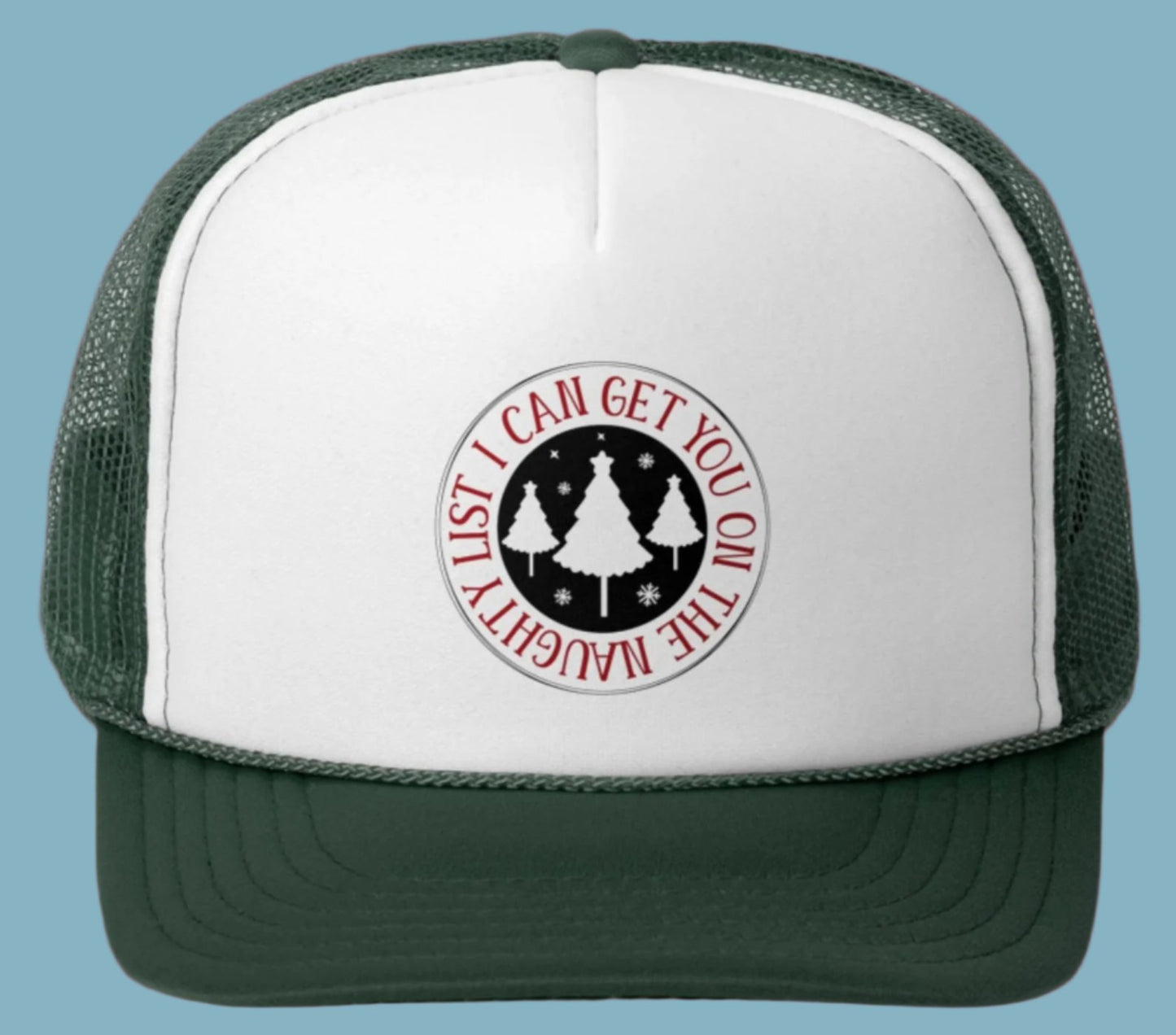 Hat, Cap, Christmas, Naughty List, Funny