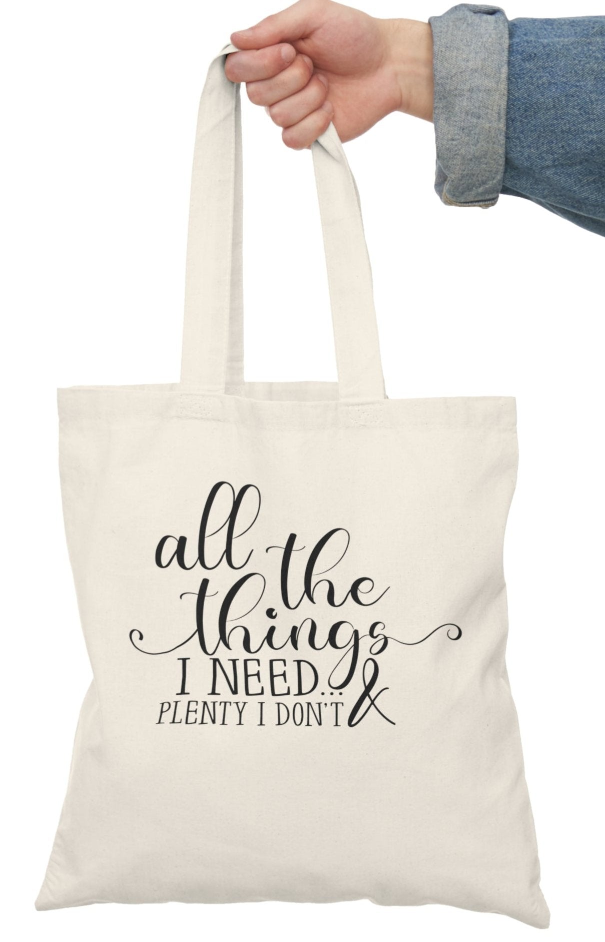 Shopping Bag, Canvas, Natural, Tote, Carry All
