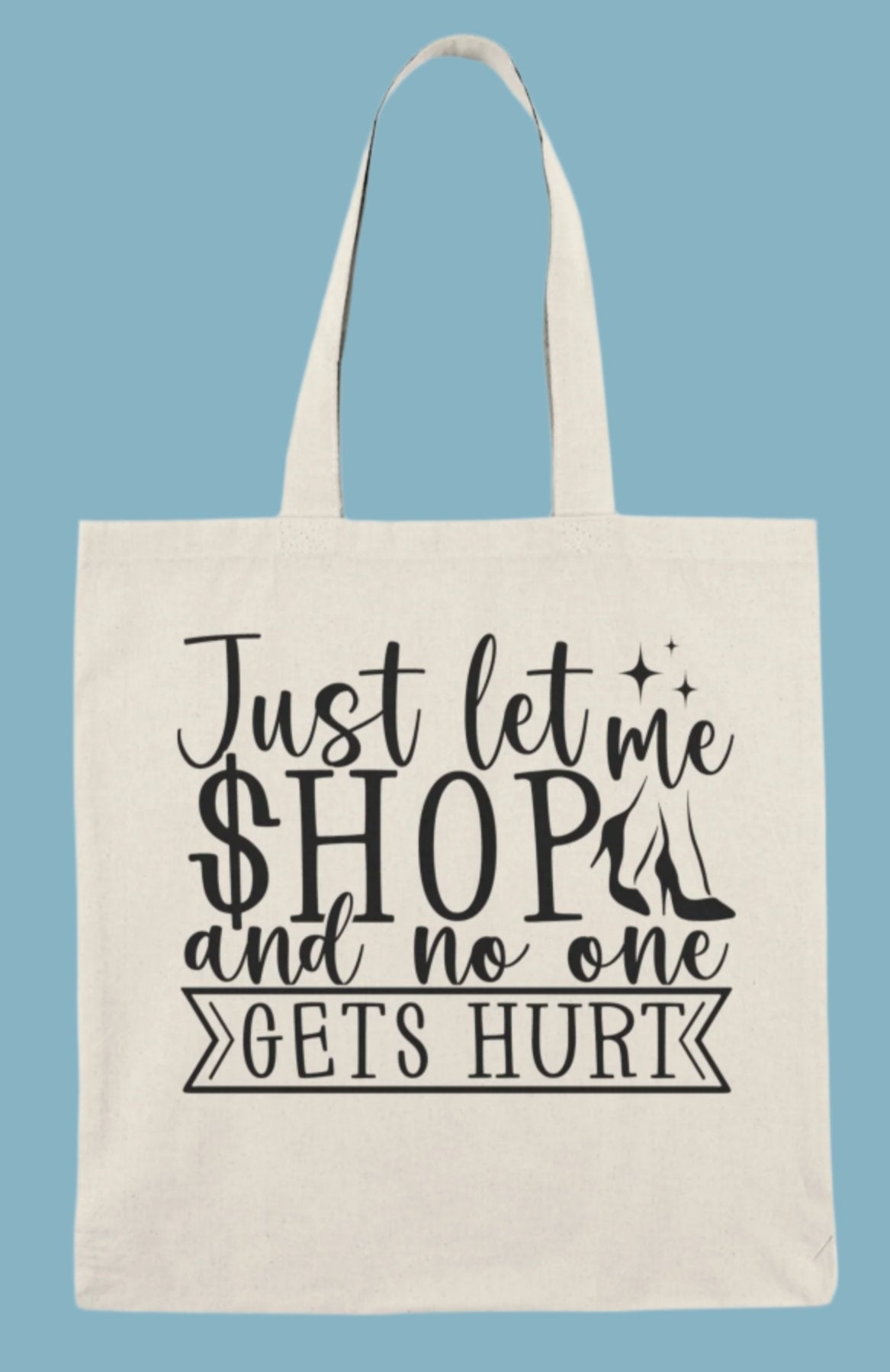 Shopping Bag, Canvas, Natural, Tote, Carry All