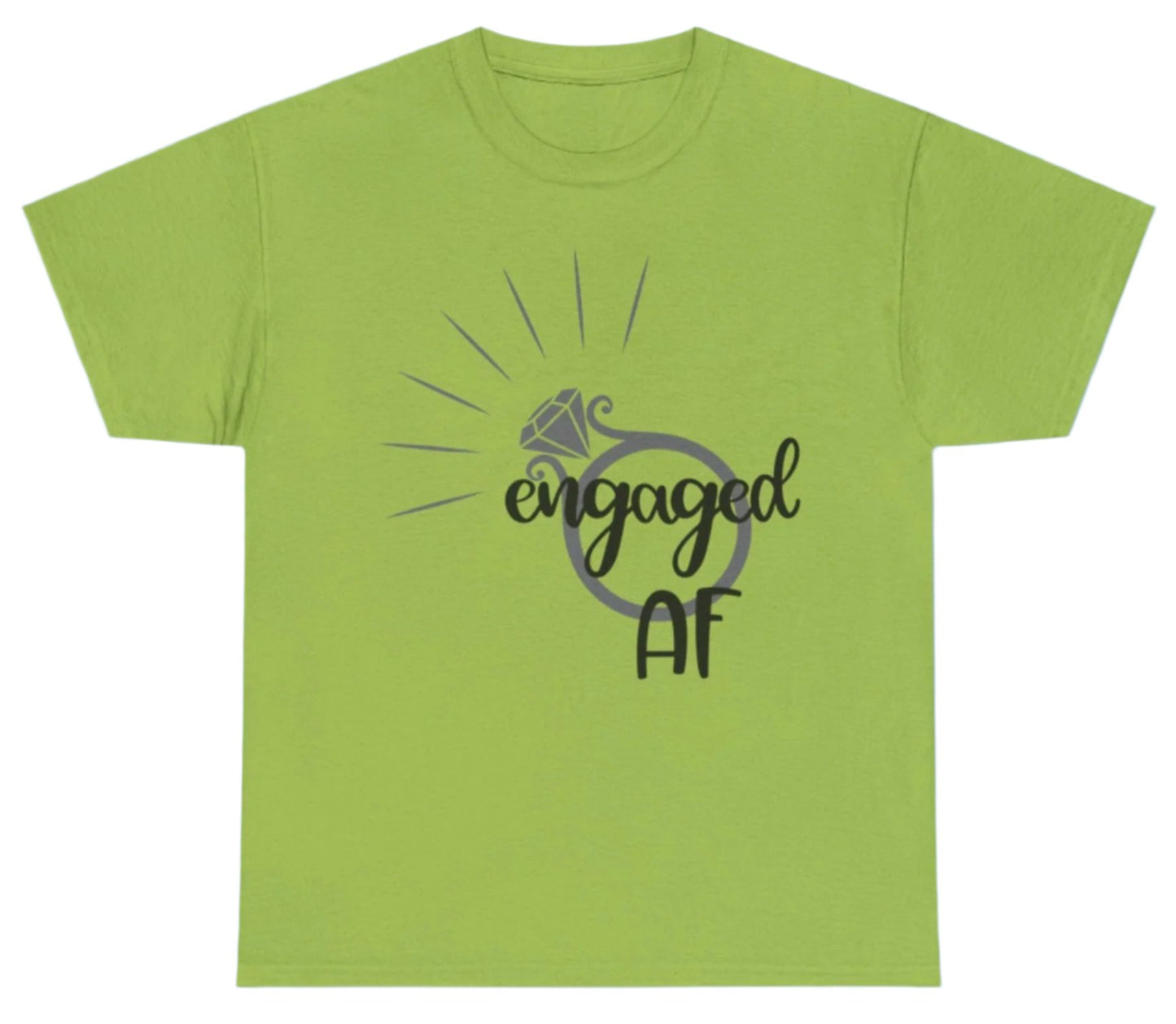 T-shirt, Engaged, Cotton Tee