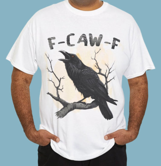T-shirt, Crow, Cotton Tee