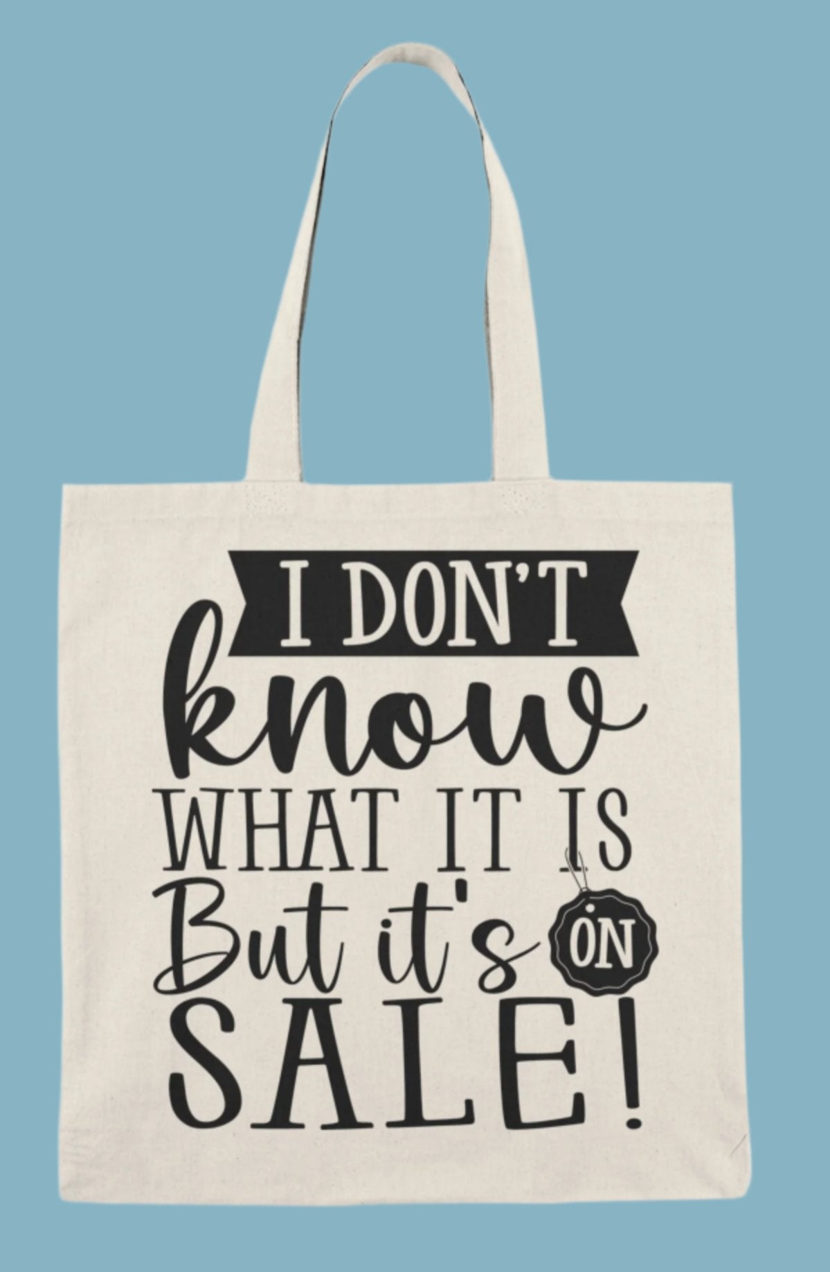 Shopping Bag, Canvas, Natural, Tote, Carry All