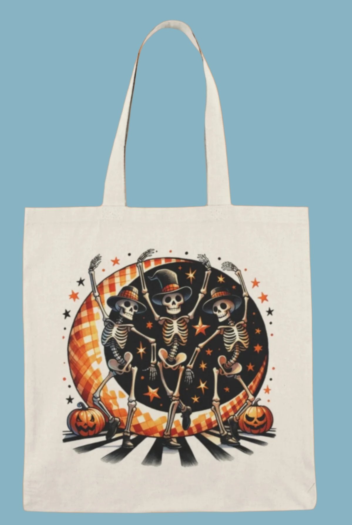 Tote, Hallowe'en, Natural Canvas, Shopping Bag