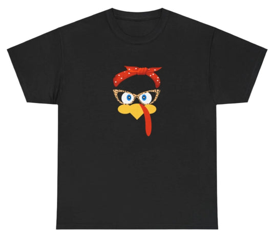 T-shirt, Thanksgiving, Female Turkey, Cotton Tee