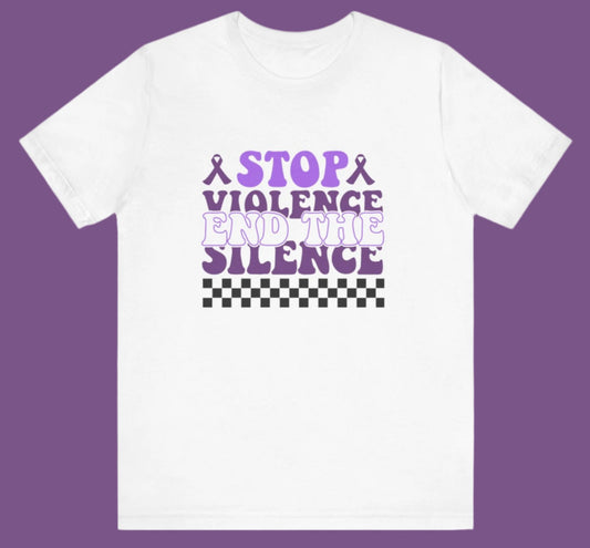 T-shirt, Awareness, Domestic Violence, Cotton Tee