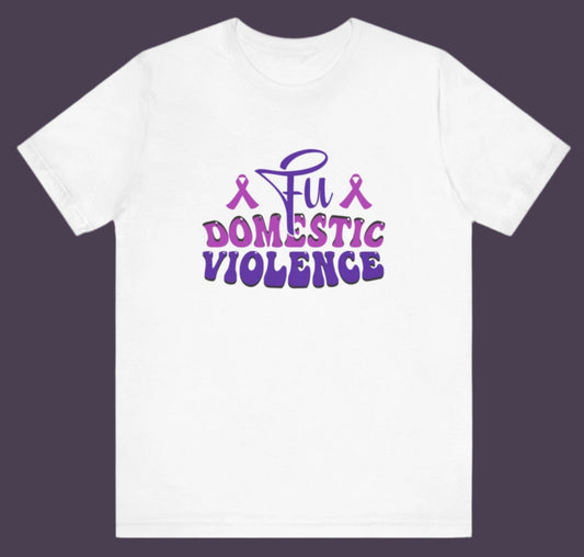 T-shirt, Awareness, Domestic Violence, Cotton Tee