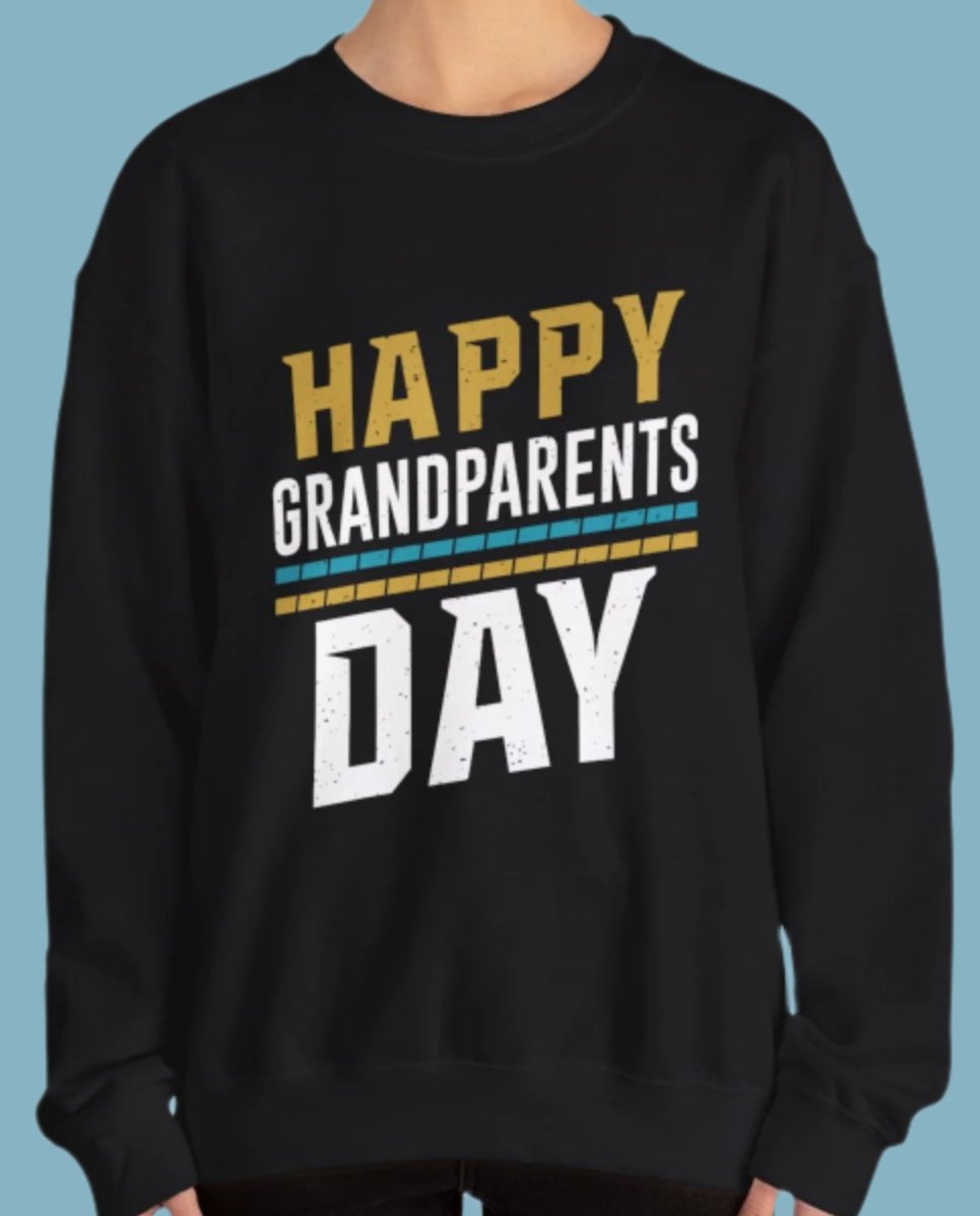 Sweater, Grandparents, Crewneck, Sweatshirt