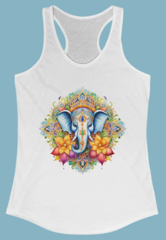 Tank Top, Elephant, Racerback
