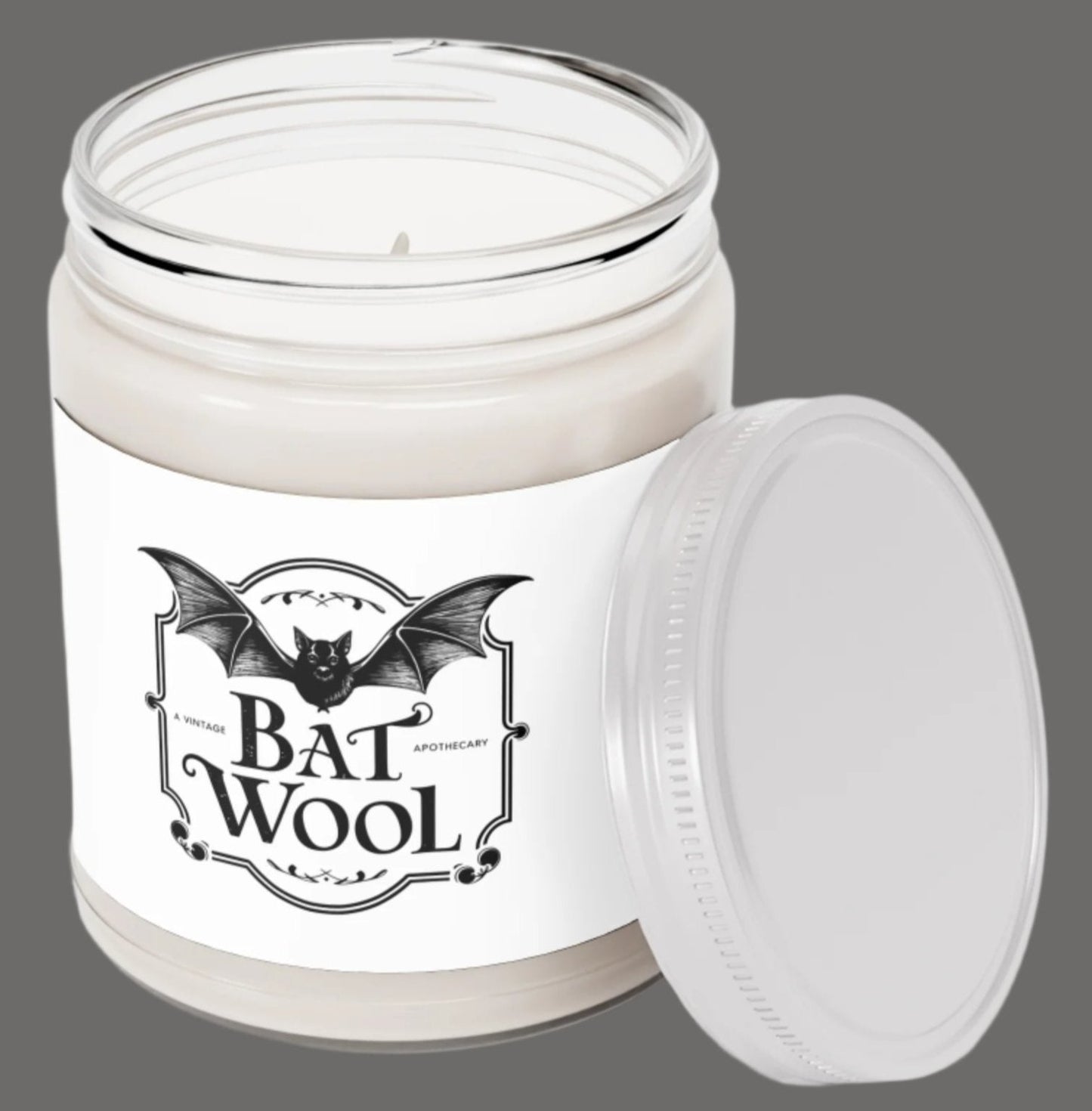 Candle, Jar, Bat Wool, Scented, Set