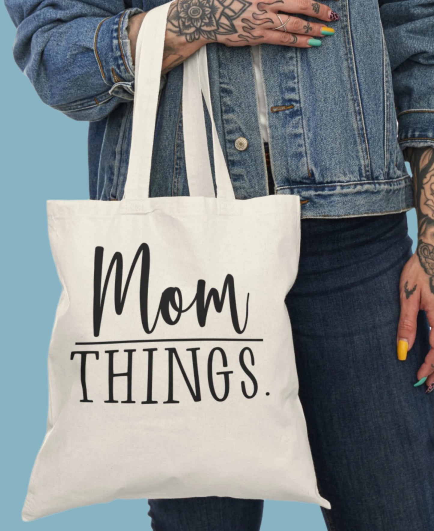 Shopping Bag, Canvas, Natural, Tote, Carry All