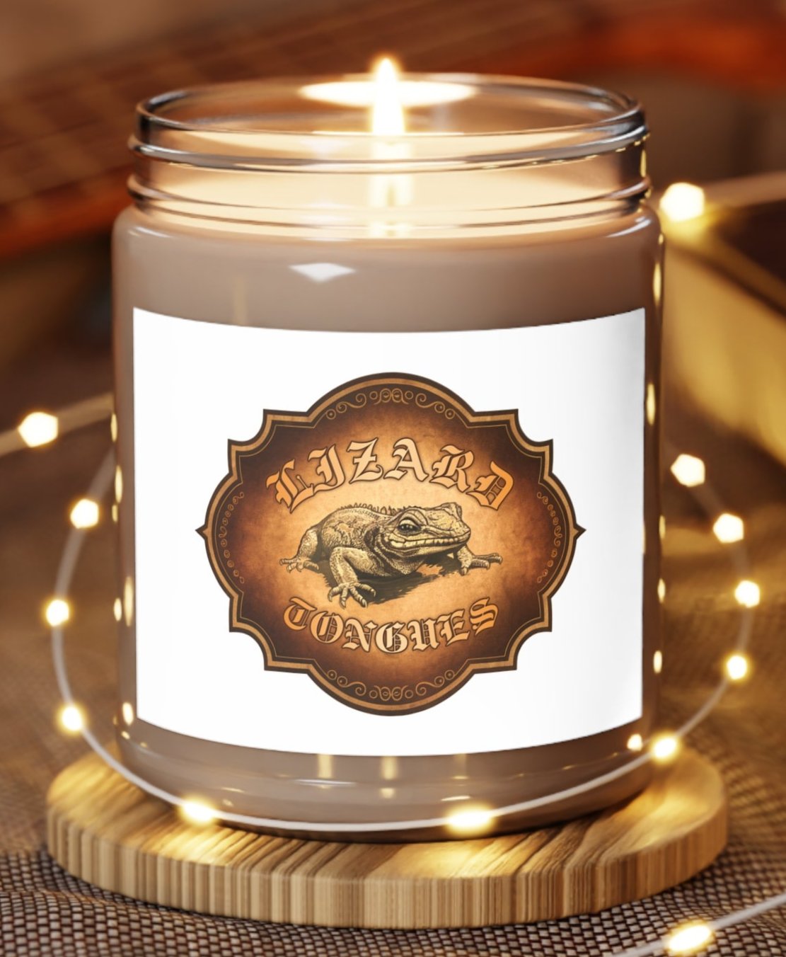 Candle, Jar, Lizard Tongue, Scented, Set