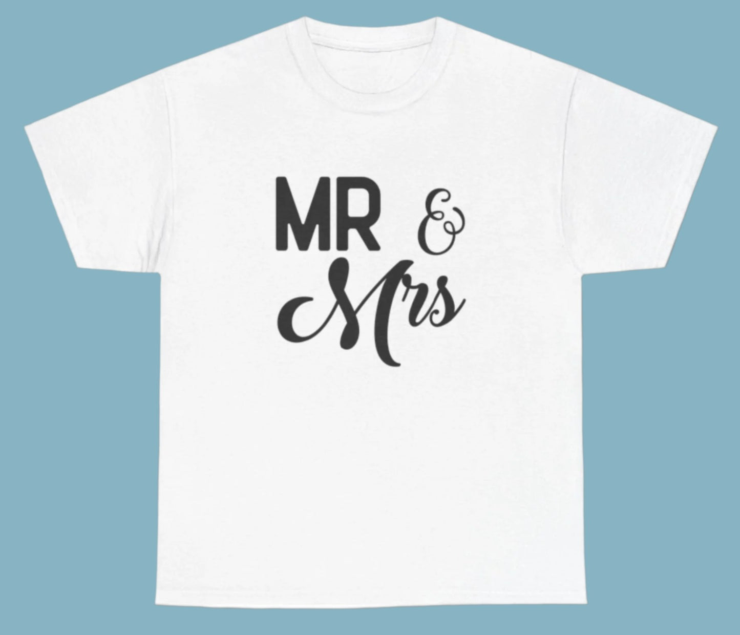 T-shirt, Mr. & Mrs., Cotton Tee