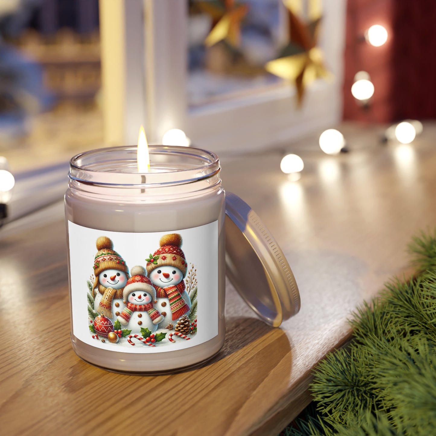 Candle, Jar, Christmas, Winter, Scented