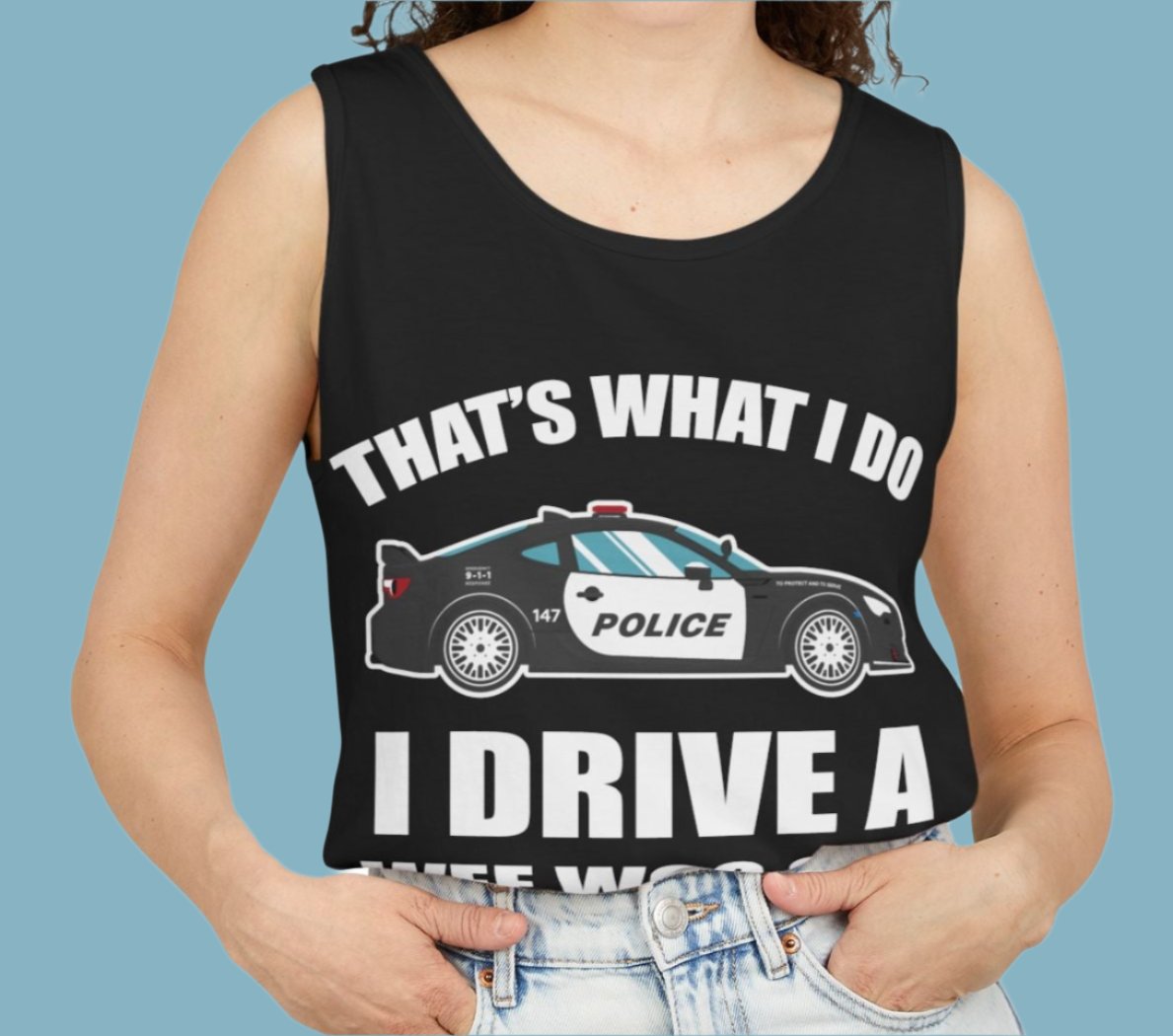 Tank Top, Police, Cops, Fullback