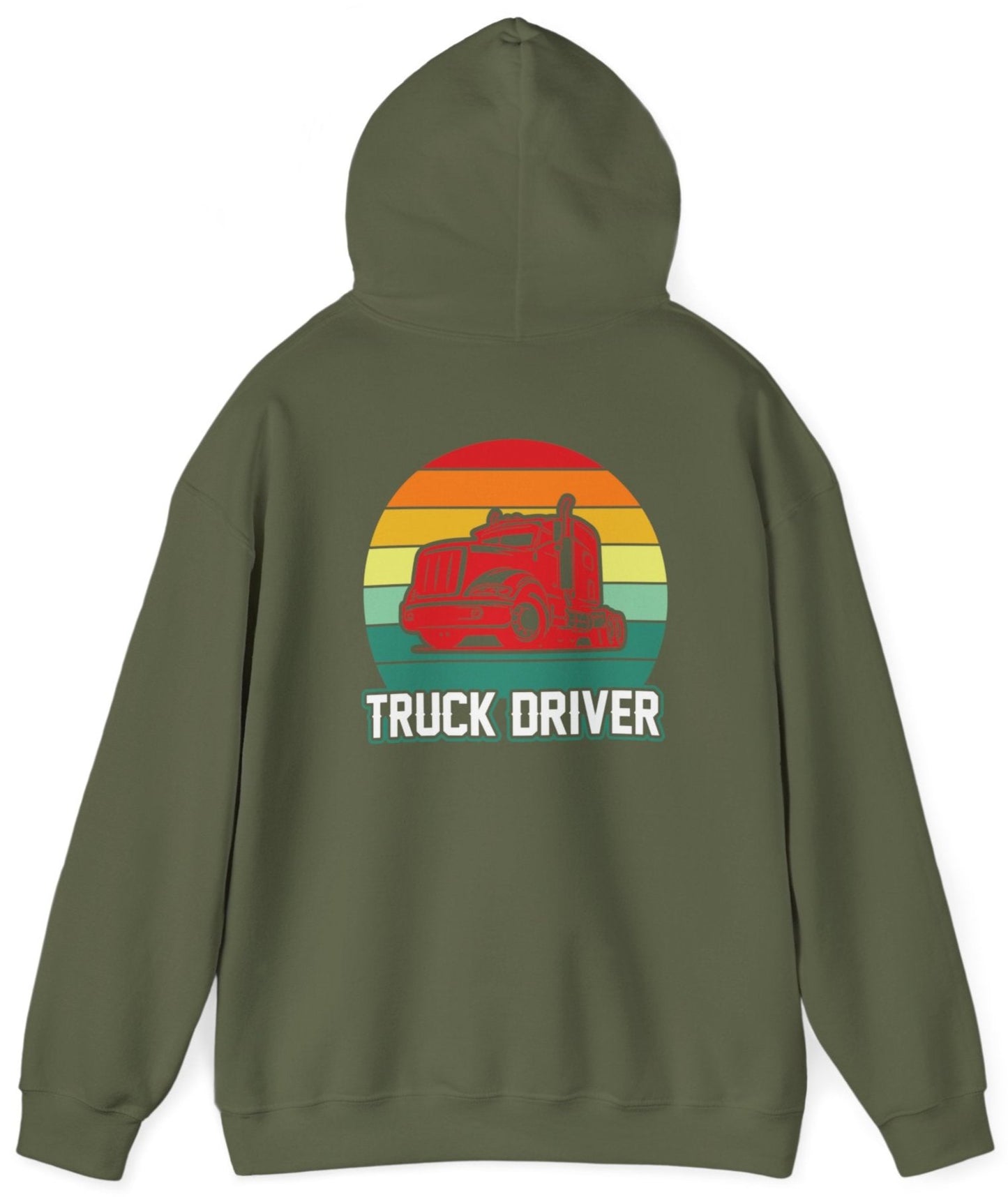 Hoodie, Trucker, Hooded Sweatshirt