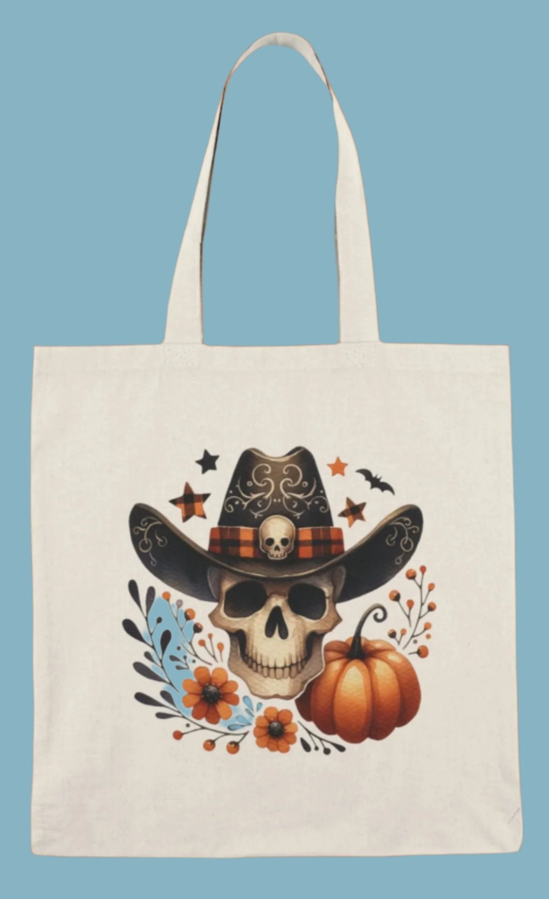 Tote, Hallowe'en, Natural Canvas, Shopping Bag