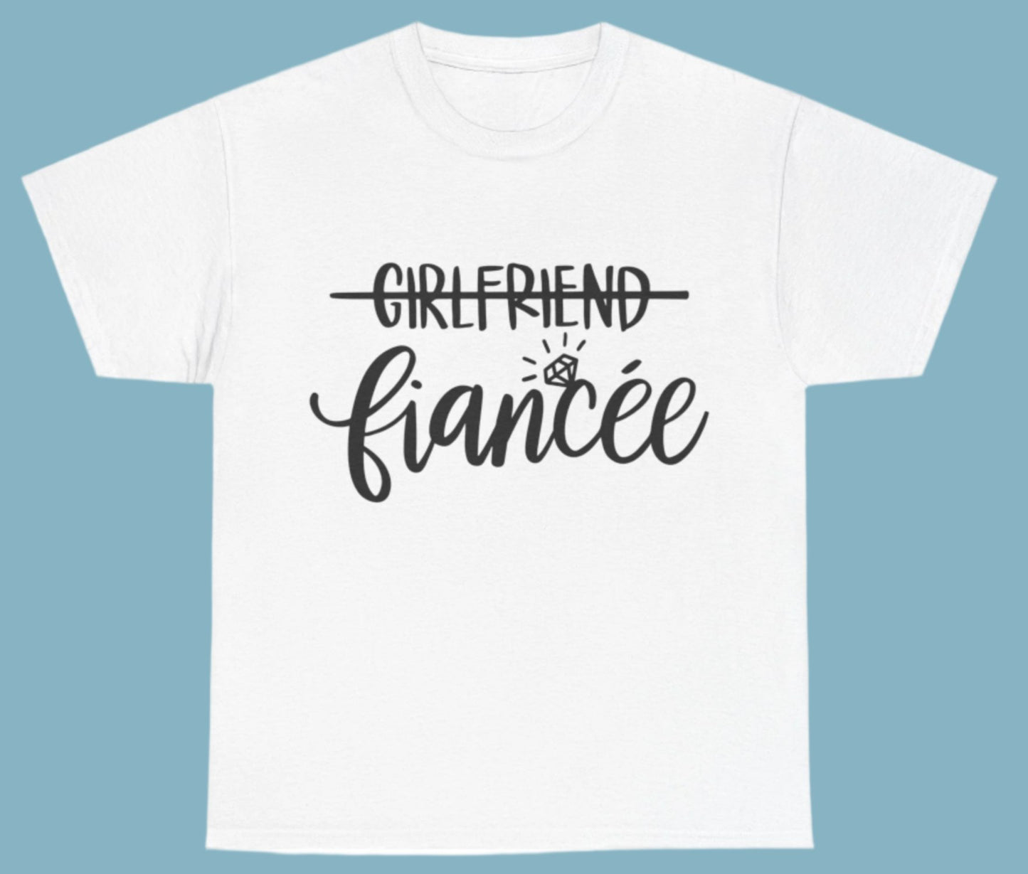 T-shirt,  Fiancee, Cotton Tee