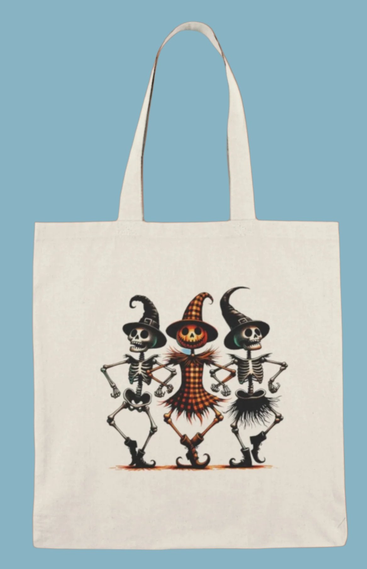 Tote, Hallowe'en, Canvas Bag, Natural, Shopping Bag