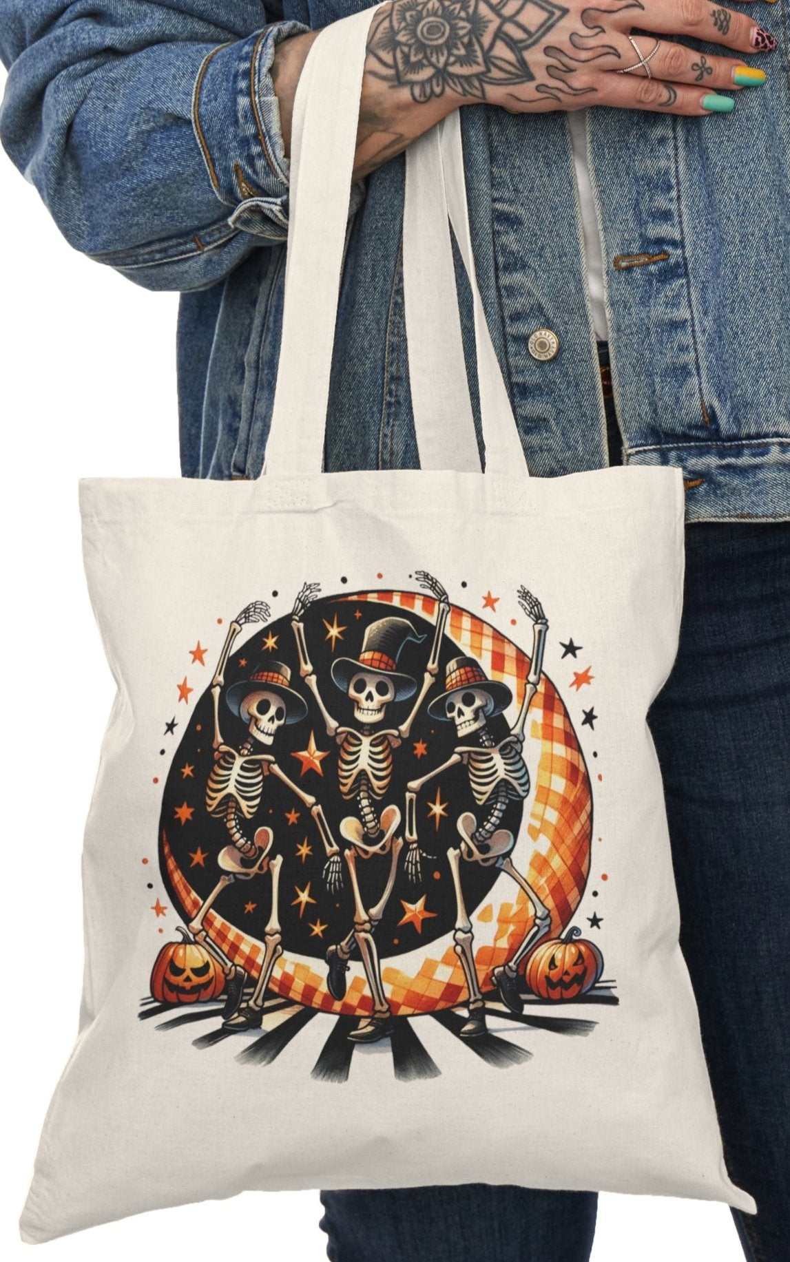 Tote, Hallowe'en, Natural Canvas, Shopping Bag