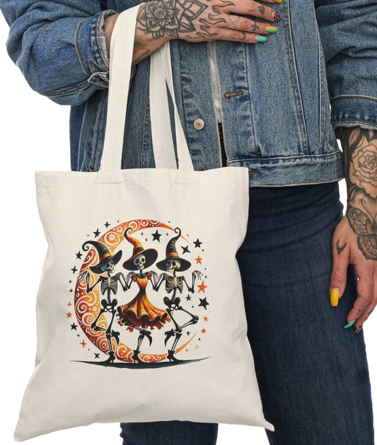 Tote, Hallowe'en, Canvas Bag, Natural, Shopping Bag