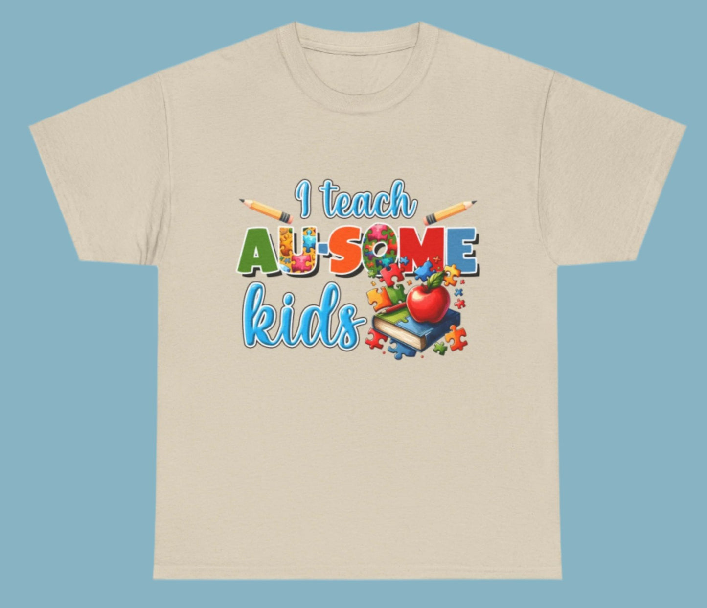T-shirt, Teacher, Autism, Cotton Tee