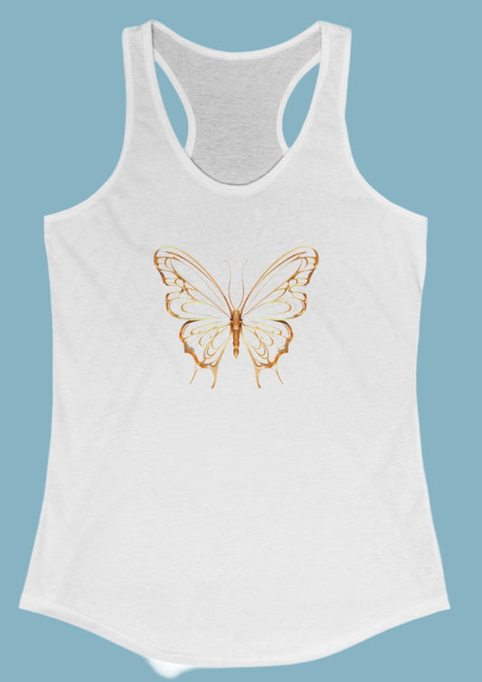 Tank Top, Butterfly, Racerback