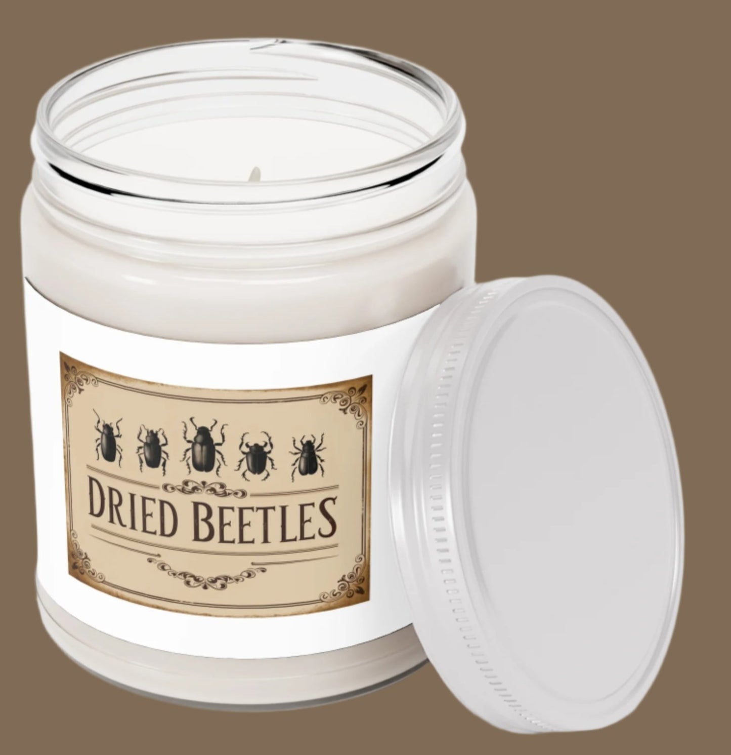 Candle, Jar, Dried Beetles, Scented, Set