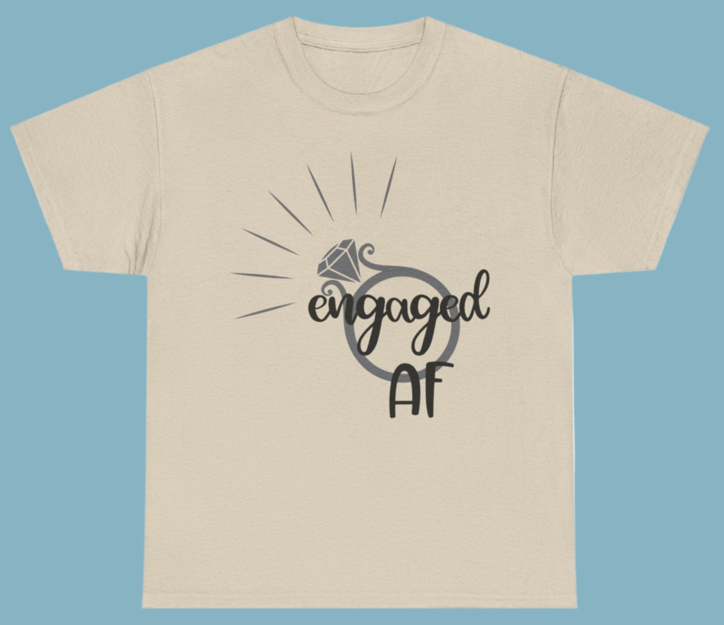 T-shirt, Engaged, Cotton Tee