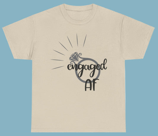 T-shirt, Engaged, Cotton Tee