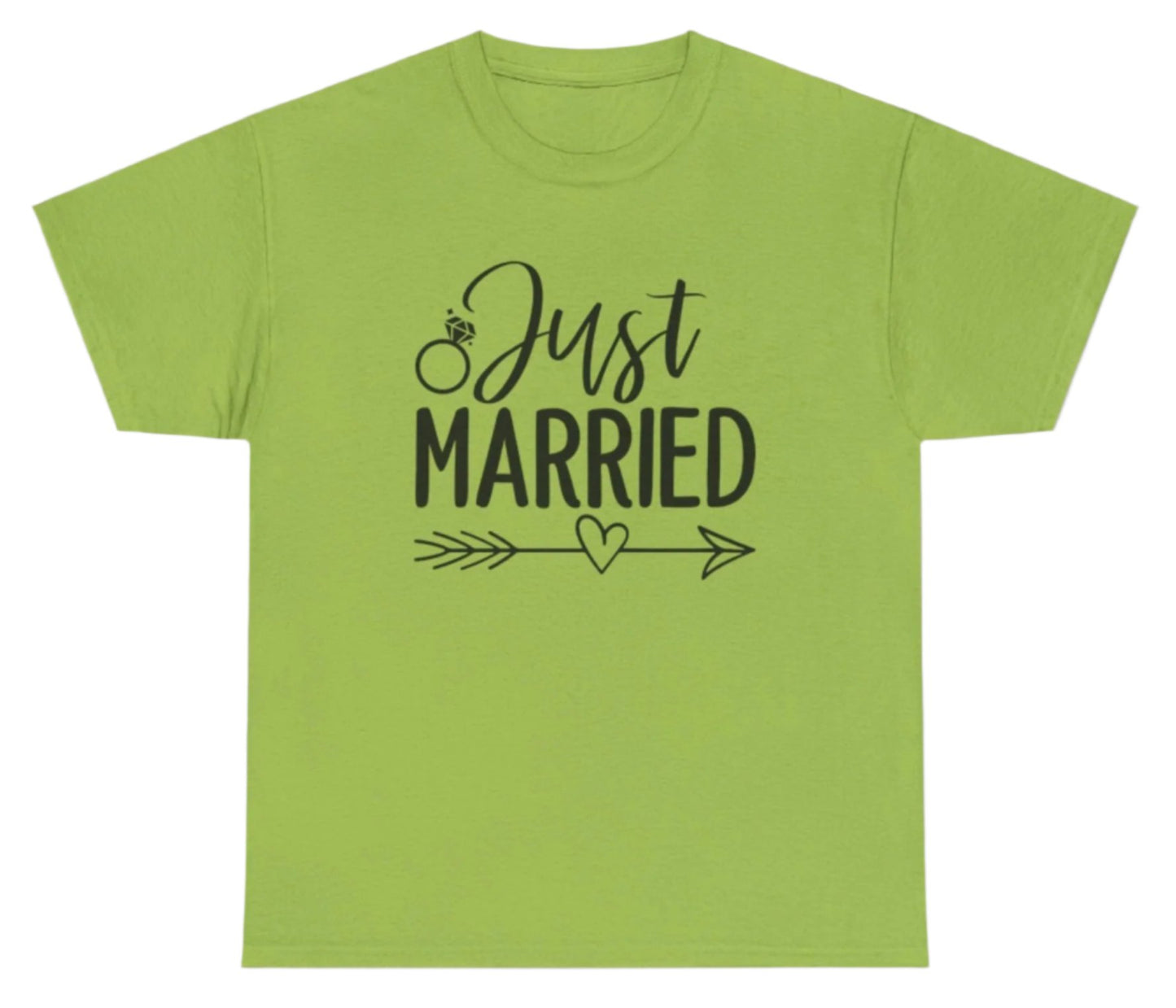 T-shirt, Just Married, Cotton Tee