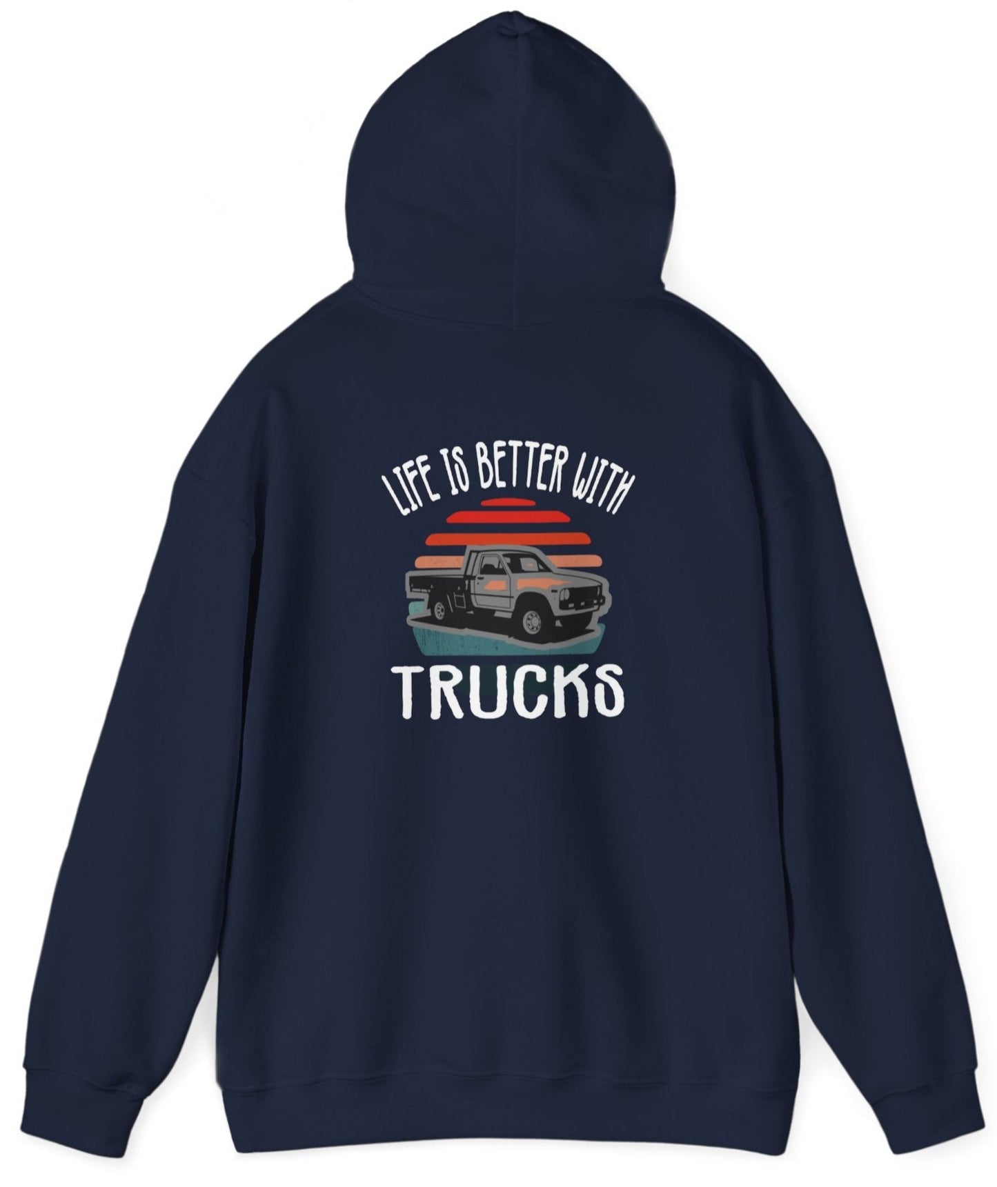 Hoodie, Truck, Hooded Sweatshirt