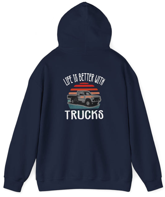 Hoodie, Truck, Hooded Sweatshirt