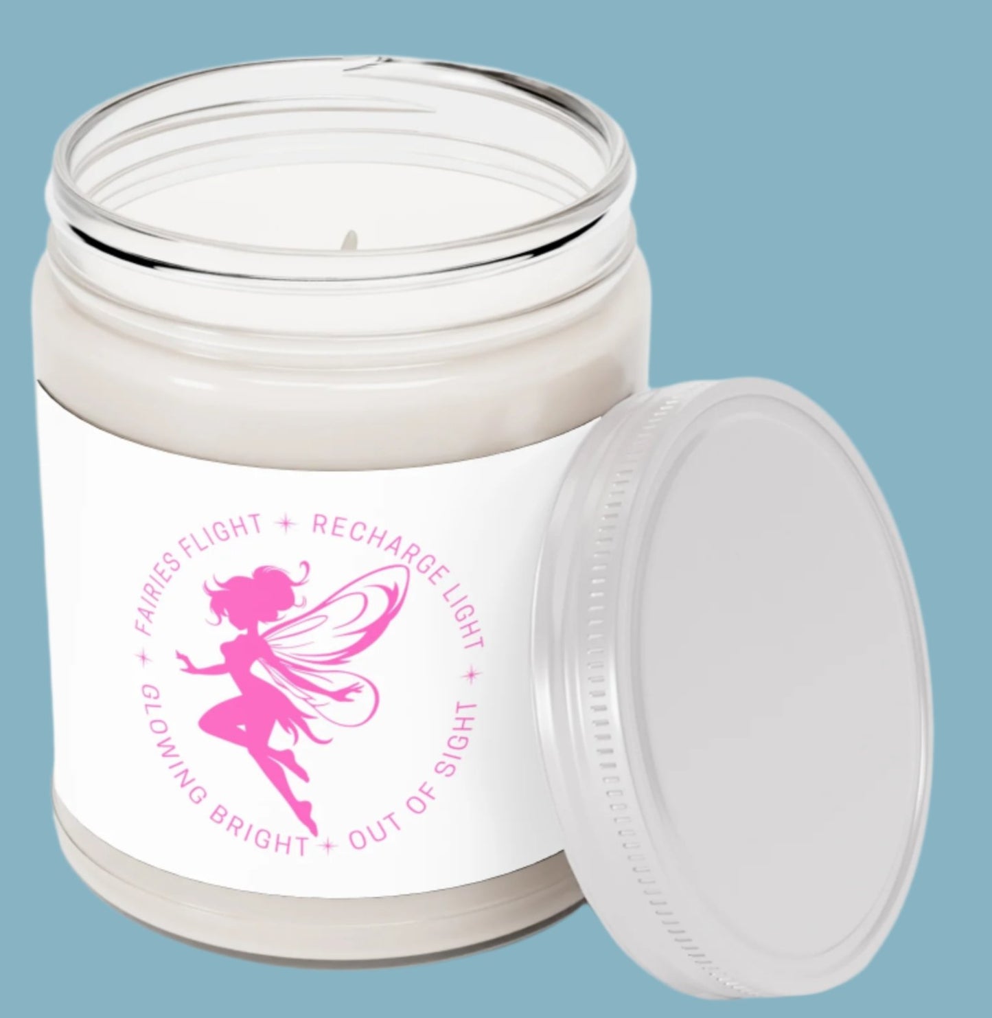 Candle, Jar, Fairy Light, Scented