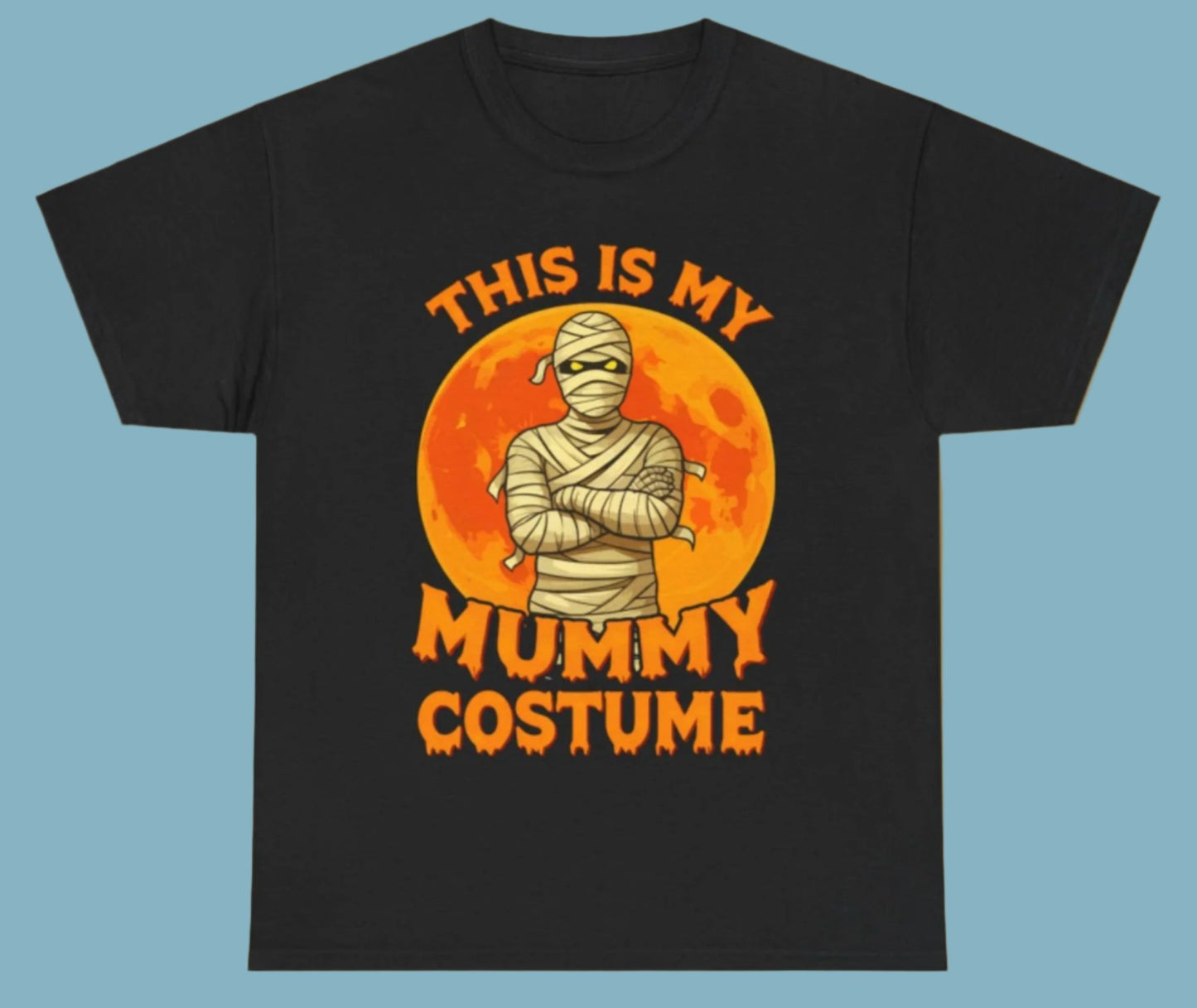 T-shirt, Hallowe'en, Mummy Costume, Cotton Tee