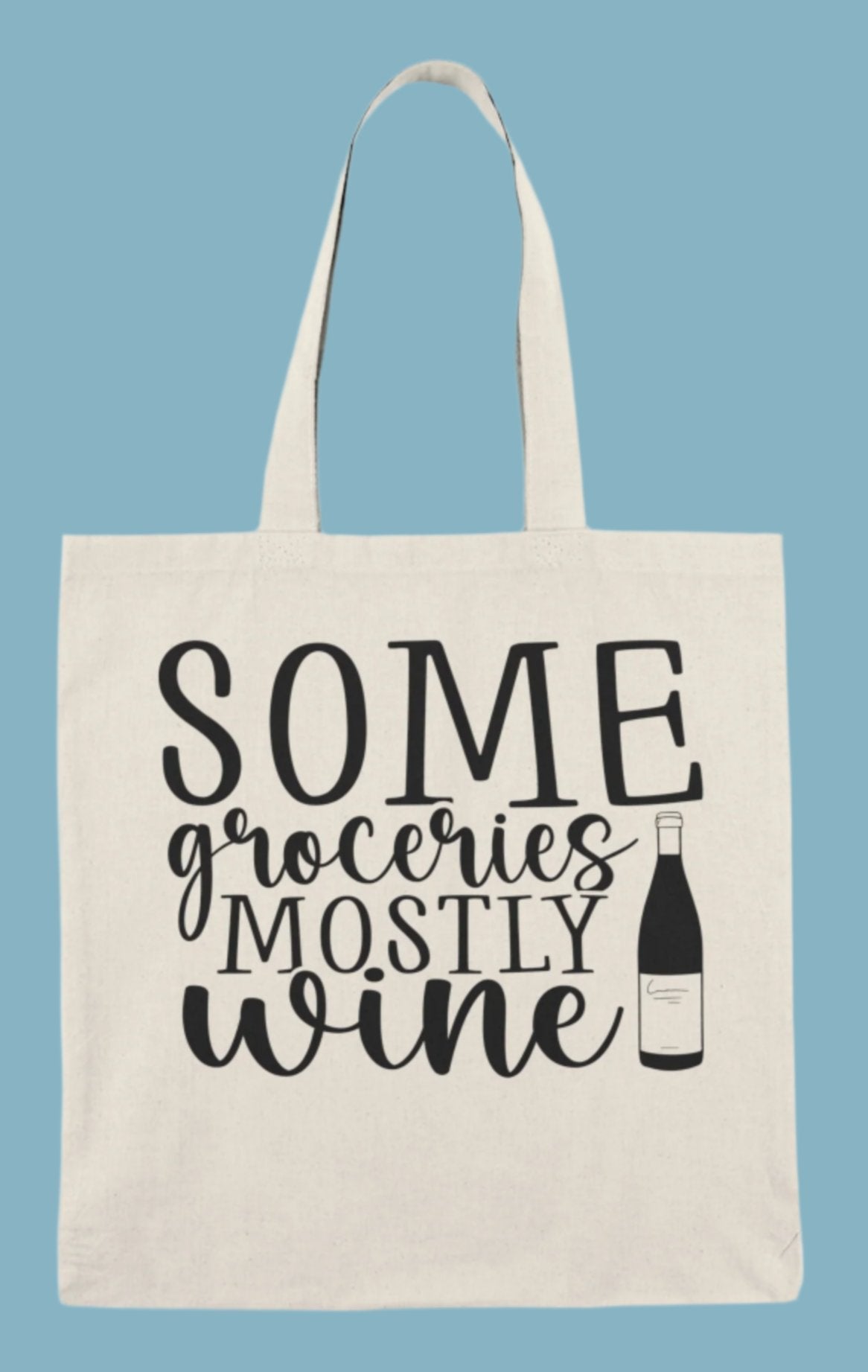 Shopping Bag, Canvas, Natural, Tote, Carry All