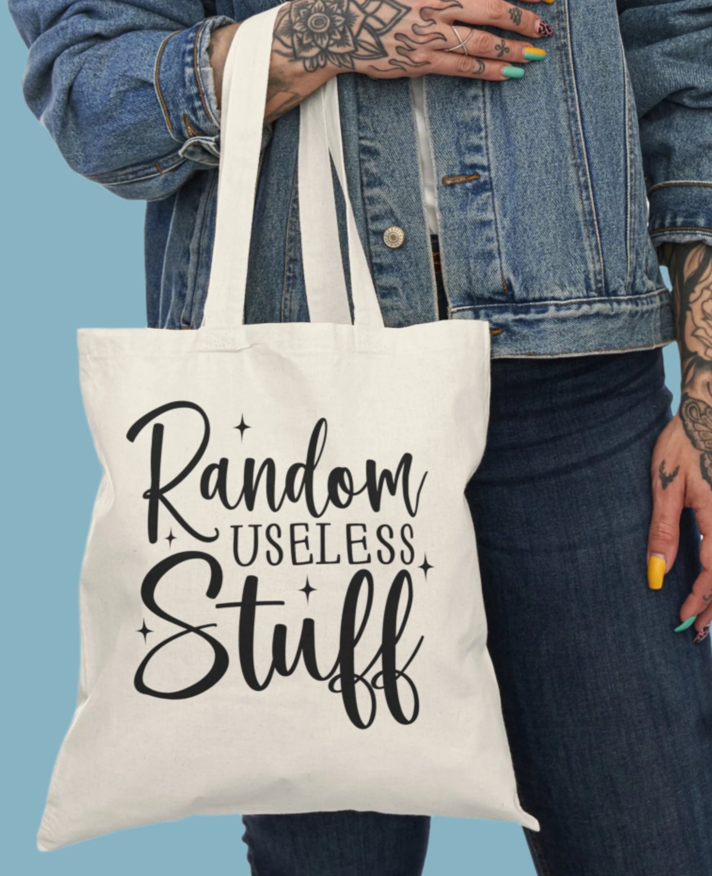 Shopping Bag, Canvas, Natural, Tote, Carry All