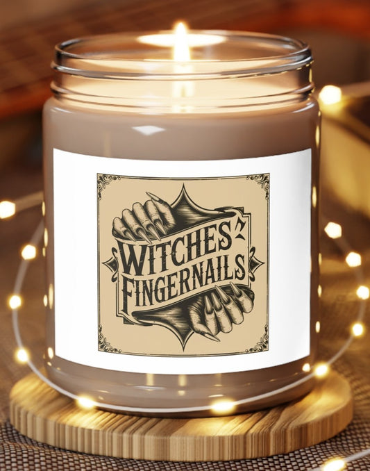 Candle, Jar, Witches Fingernails, Scented, Set,