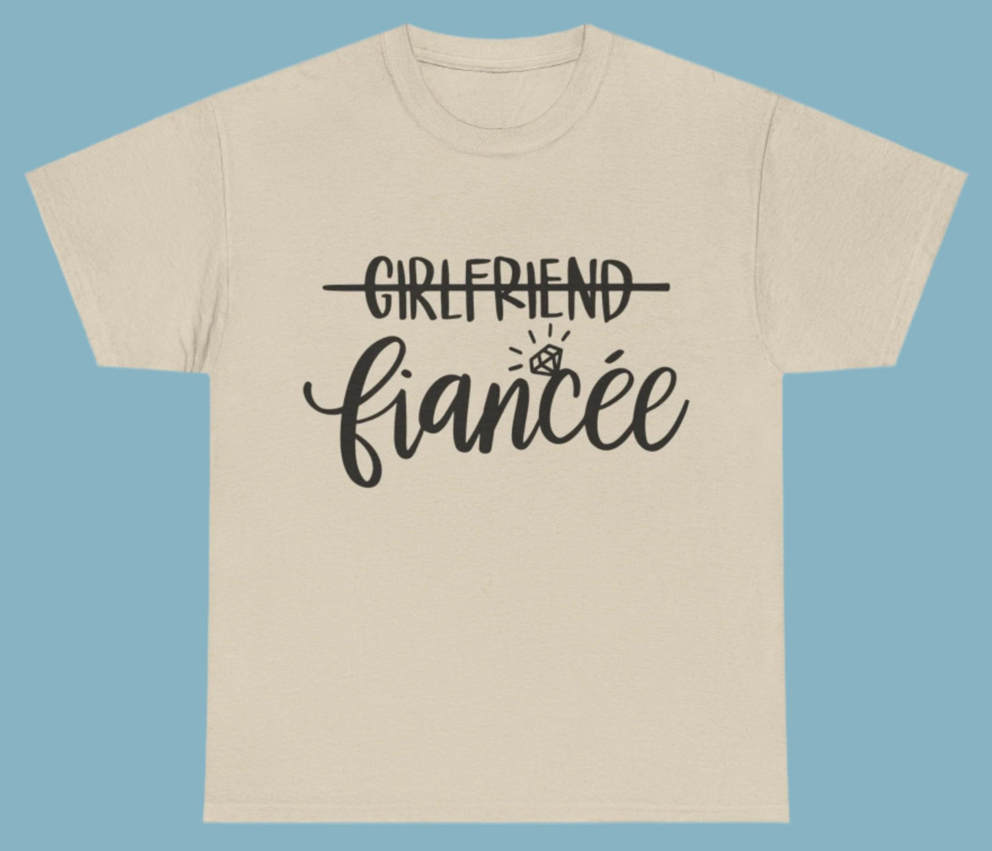 T-shirt,  Fiancee, Cotton Tee