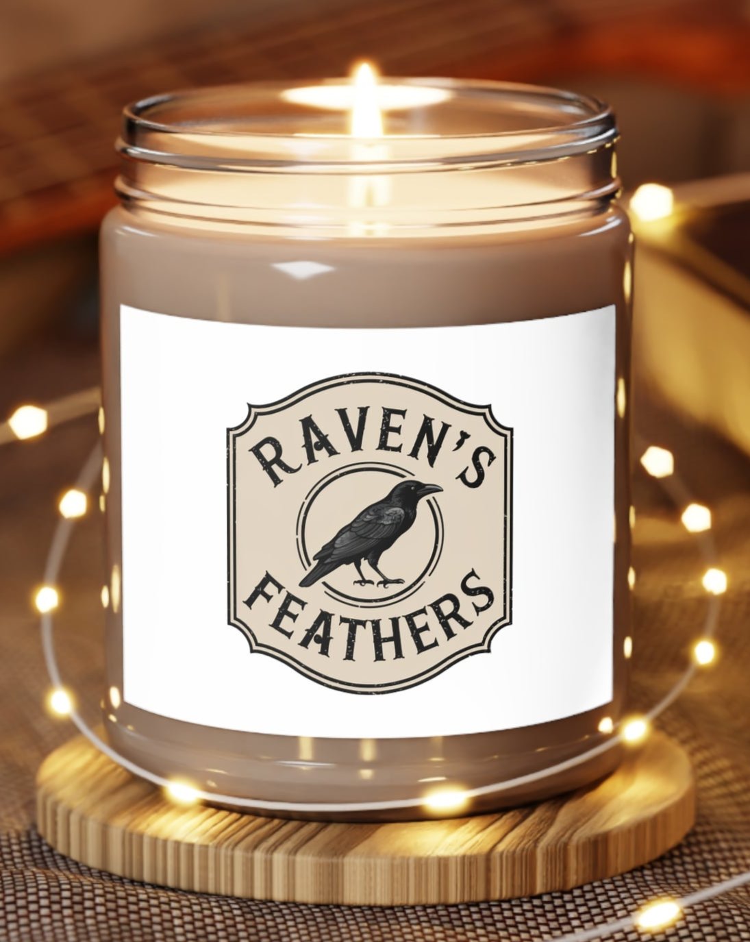 Candle, Jar, Raven's Feathers, Scented, Set