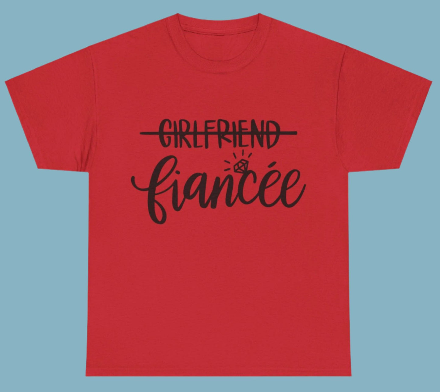 T-shirt,  Fiancee, Cotton Tee