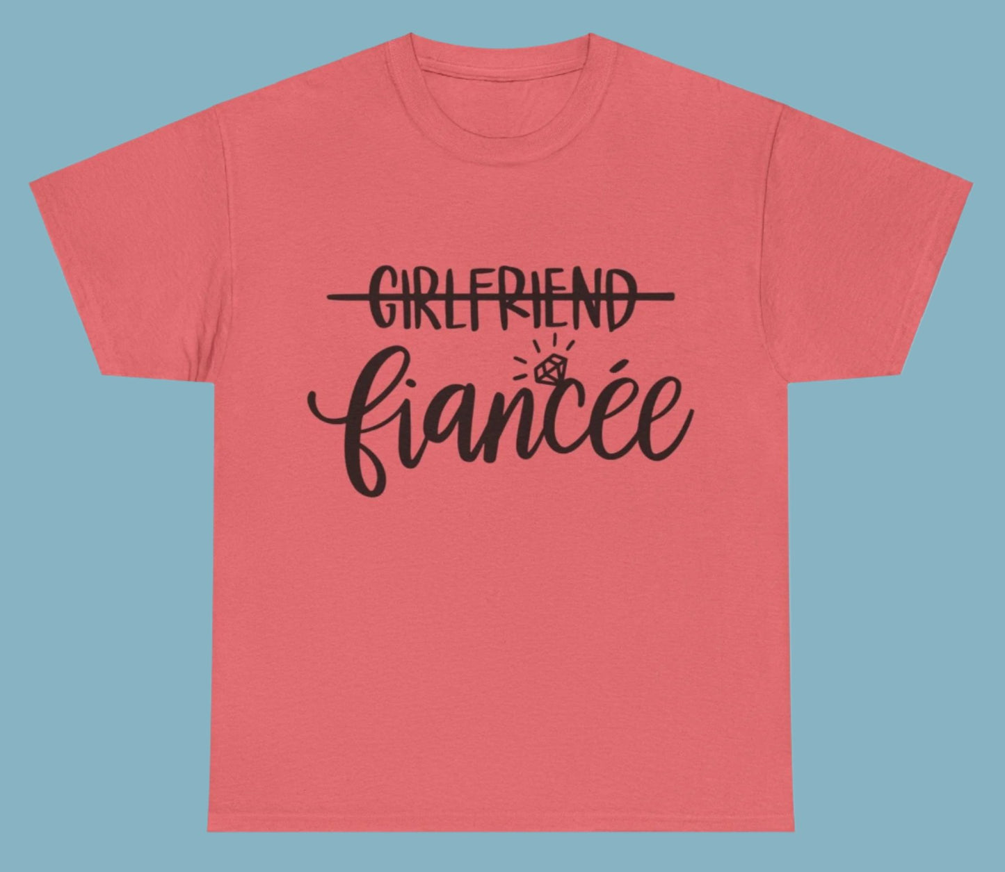T-shirt,  Fiancee, Cotton Tee
