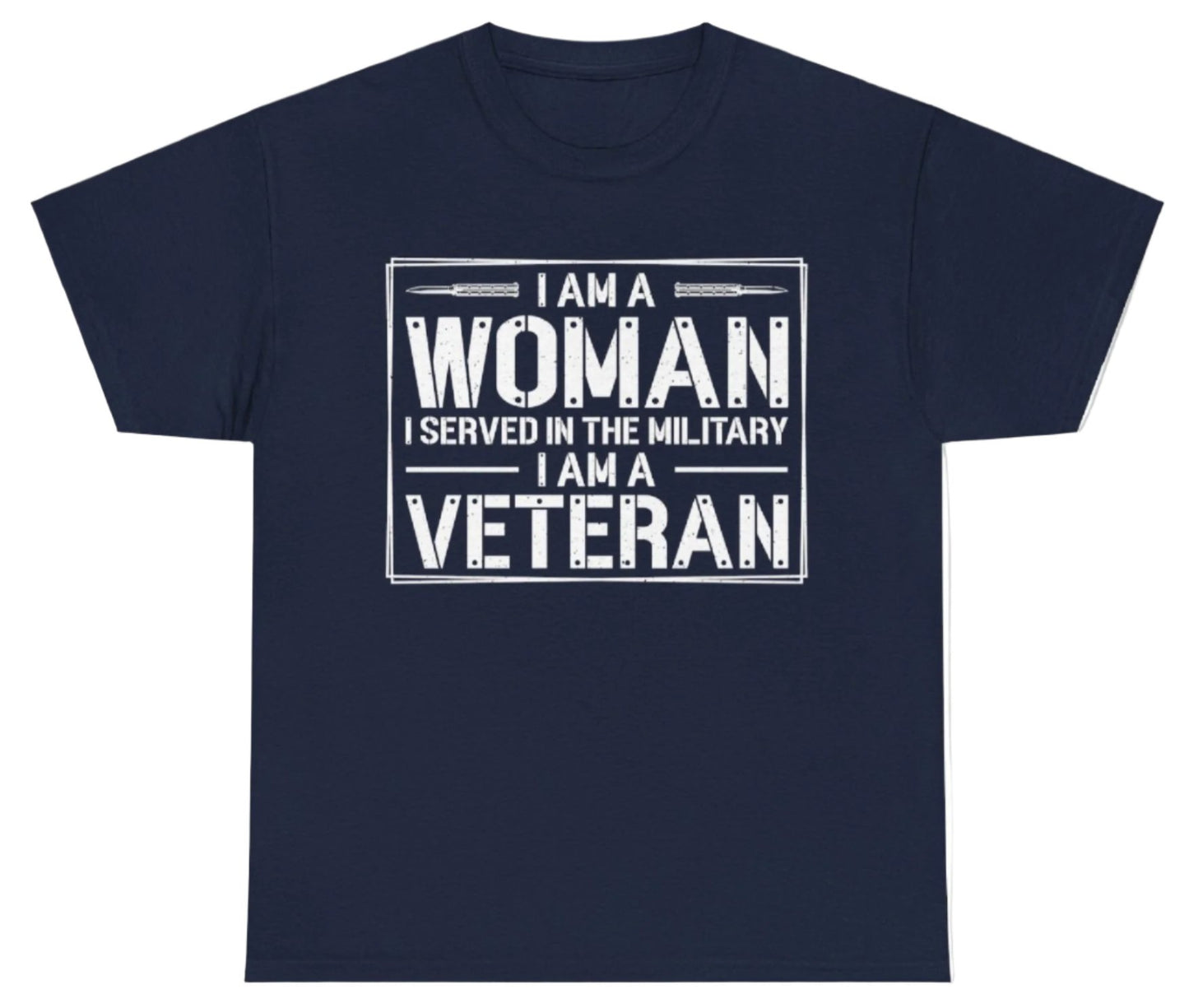 T-shirt, Woman Veteran, Cotton Tee