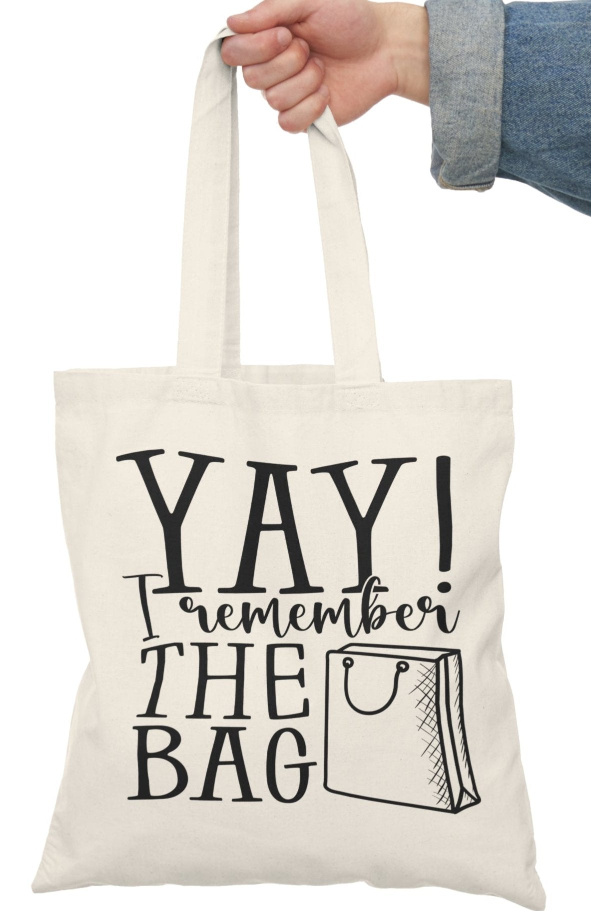 Shopping Bag, Canvas, Natural, Tote, Carry All
