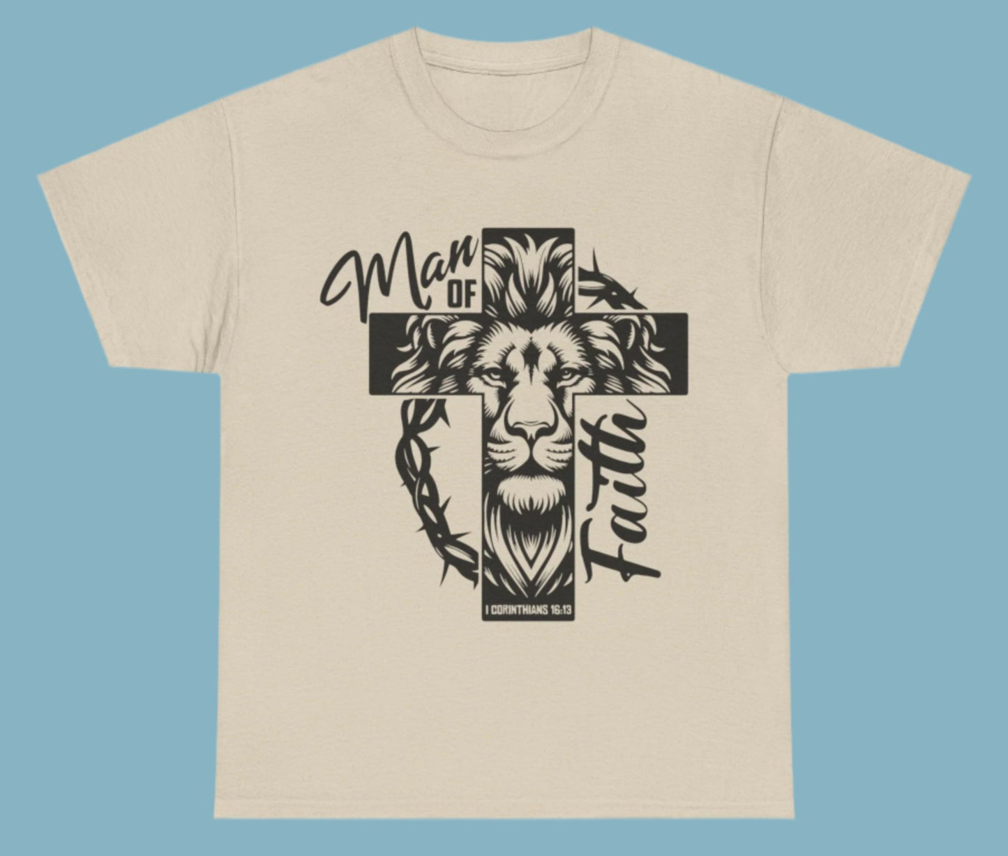 T-shirt, Man of Faith, Cotton Tee