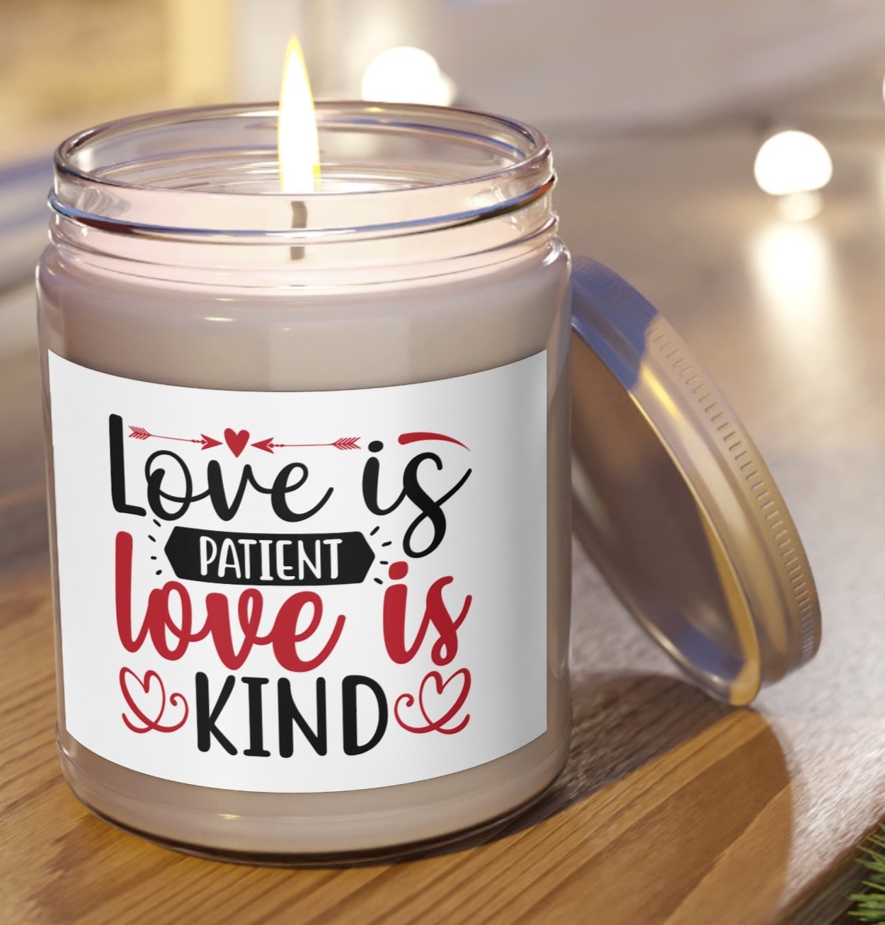 Candle, Jar, Love Is, Scented