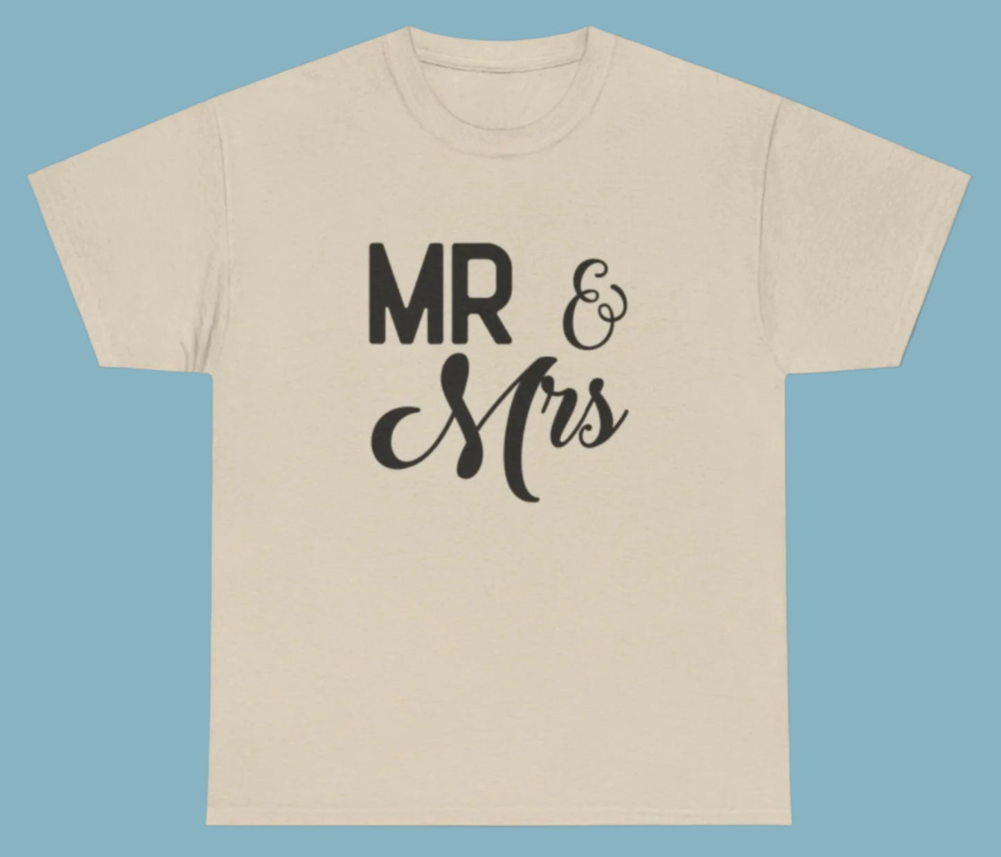 T-shirt, Mr. & Mrs., Cotton Tee