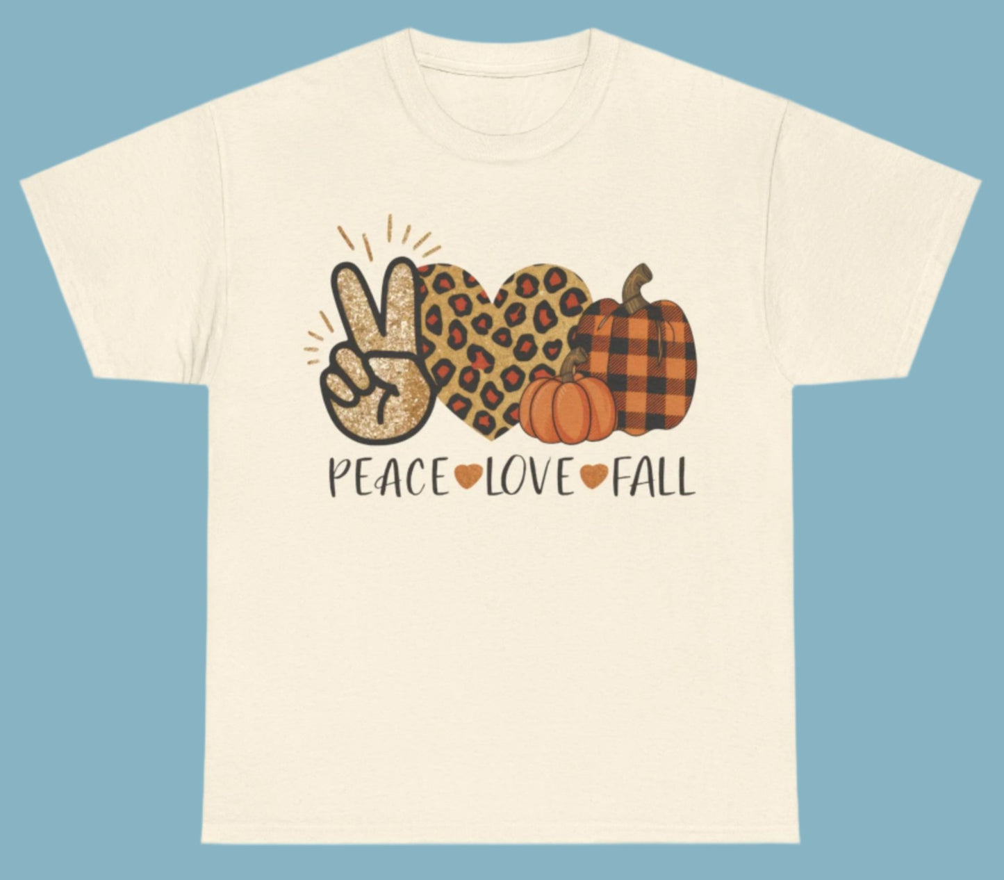 T-shirt, Autumn, Peace Love, Fall, Cotton Tee