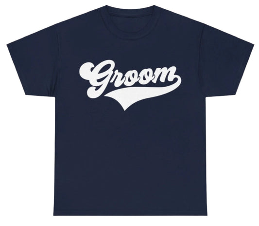 T-shirt, Groom, Cotton Tee