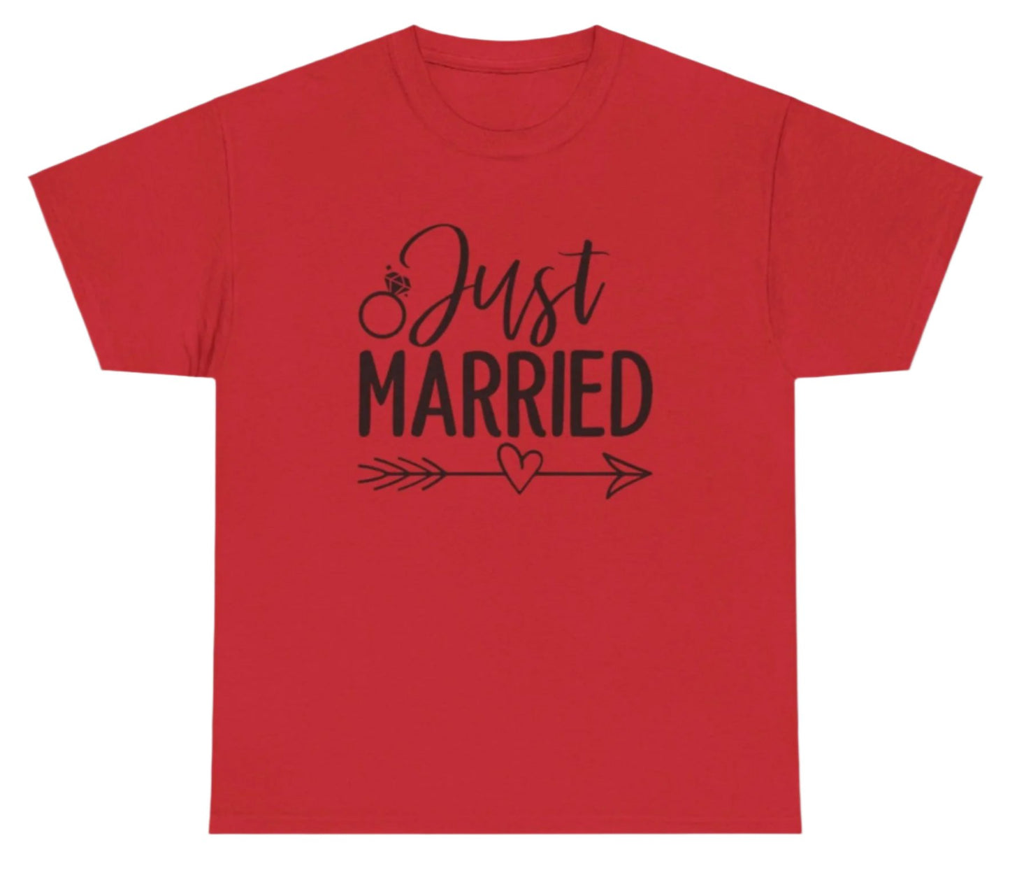 T-shirt, Just Married, Cotton Tee